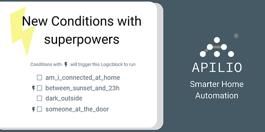 Apilio - new conditions with superpowers