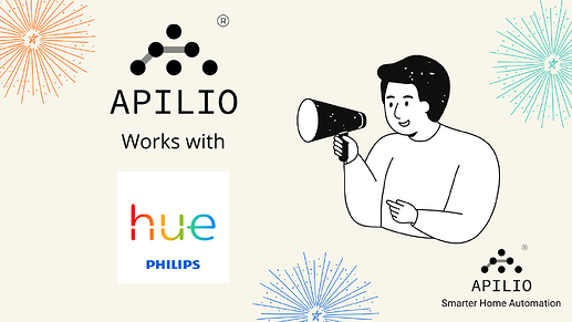 Apilio natively integrated with Philips Hue ifttt action delays