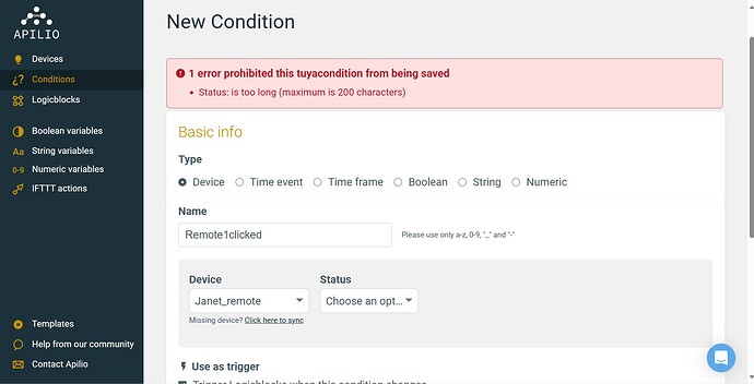 apilio query
